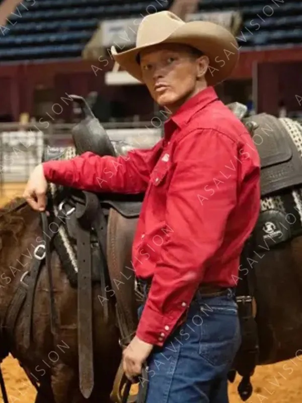 Asal Vision Cotton Jackets | Jimmy Hurdstrom Yellowstone Shirt Red