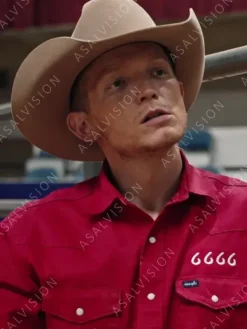 Asal Vision Cotton Jackets | Jimmy Hurdstrom Yellowstone Shirt Red
