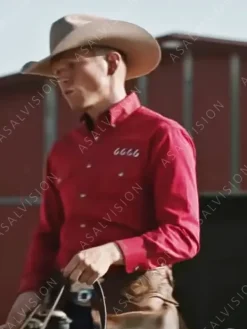 Asal Vision Cotton Jackets | Jimmy Hurdstrom Yellowstone Shirt Red