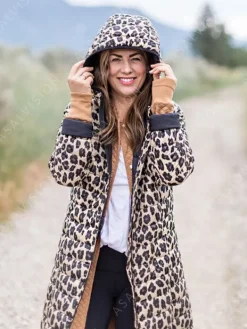 Asal Vision Women Coats | Joe Fresh Jilly Puffer Coat Leopard Print