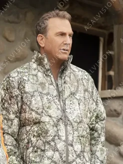 Asal Vision Cotton Jackets | John Dutton Yellowstone Snake Print Jacket