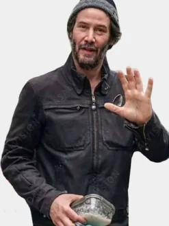 Asal Vision Cotton Jackets | John Wick 4 2023 Keanu Reeves Jacket Black