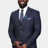 Asal Vision Blazers | John Wick 4 2023 Shamier Anderson Blazer Navy Blue