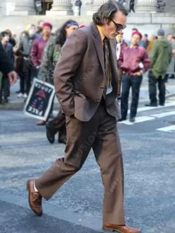 Asal Vision Blazers | Joker Folie a Deux Arthur Fleck Suit Brown