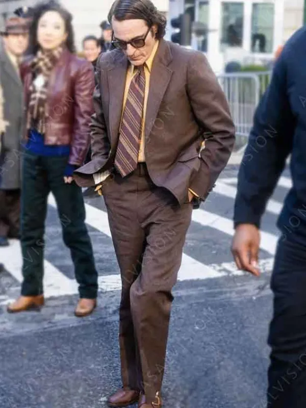 Asal Vision Blazers | Joker Folie a Deux Arthur Fleck Suit Brown