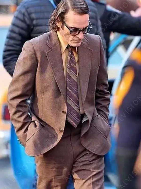 Asal Vision Blazers | Joker Folie a Deux Arthur Fleck Suit Brown