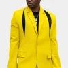Asal Vision Blazers | Julien Emily In Paris Season 3 Blazer Yellow