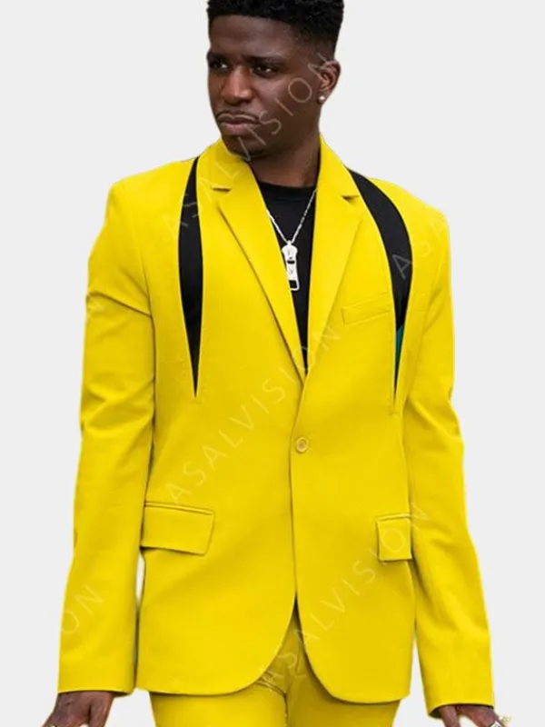 Asal Vision Blazers | Julien Emily In Paris Season 3 Blazer Yellow