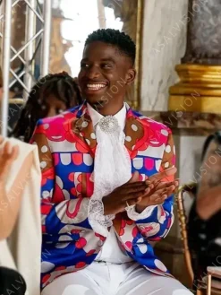Asal Vision Blazers | Julien Emily In Paris Season 3 Multicolor Blazer Multicolor Printed Design