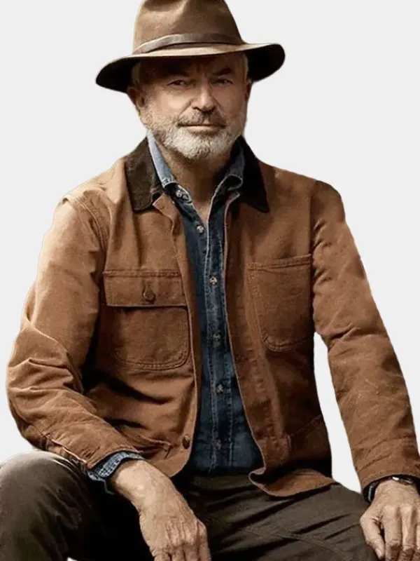 Asal Vision Cotton Jackets | Jurassic World Dominion Alan Grant Cotton Jacket Brown