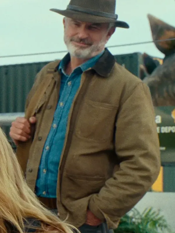 Asal Vision Cotton Jackets | Jurassic World Dominion Alan Grant Cotton Jacket Brown