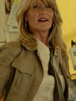 Asal Vision Cotton Jackets | Jurassic World Dominion Laura Dern Jacket Brown