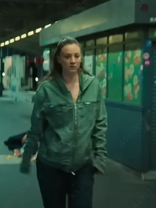 Asal Vision Cotton Jackets | Kaley Cuoco Role Play 2024 Jacket Green
