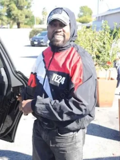 Asal Vision Cotton Jackets | Kanye West YE24 Hooded Jacket Black, Red And White