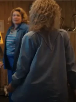 Asal Vision Women Coats | Karen Wheeler Stranger Things Season 4 Coat Light Grey