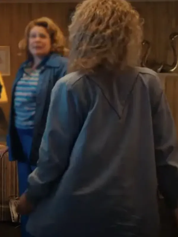 Asal Vision Women Coats | Karen Wheeler Stranger Things Season 4 Coat Light Grey