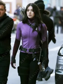 Asal Vision Leather Jackets | Kate Bishop Hawkeye Jacket Purple