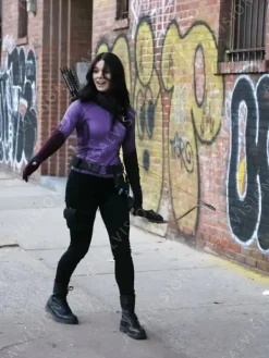 Asal Vision Leather Jackets | Kate Bishop Hawkeye Jacket Purple