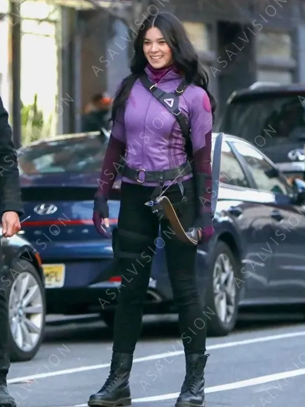 Asal Vision Leather Jackets | Kate Bishop Hawkeye Jacket Purple