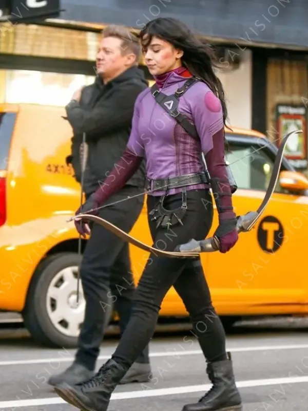Asal Vision Leather Jackets | Kate Bishop Hawkeye Jacket Purple