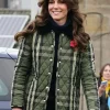 Asal Vision Cotton Jackets | Kate Middleton Burberry Jacket Green With Plaid Design