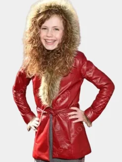 Asal Vision Leather Jackets | Kate Pierce The Christmas Chronicles 2 Coat Red