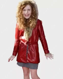 Asal Vision Leather Jackets | Kate Pierce The Christmas Chronicles 2 Coat Red