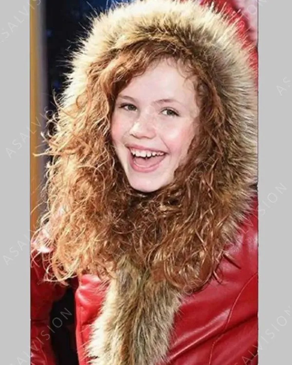 Asal Vision Leather Jackets | Kate Pierce The Christmas Chronicles 2 Coat Red