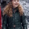 Asal Vision Leather Jackets | Kate The Christmas Chronicles 2 Leather Jacket Green