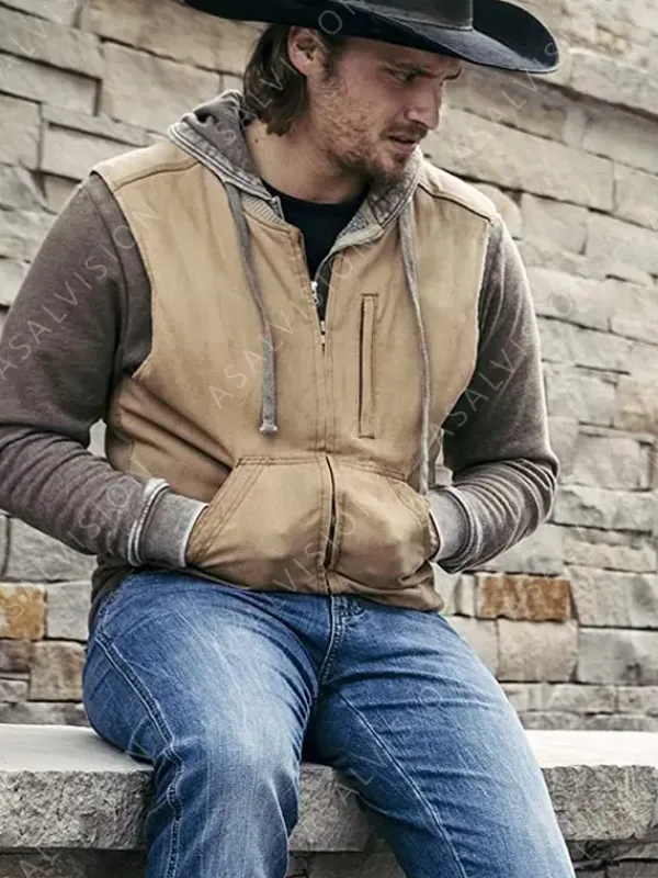 Asal Vision Vests | Kayce Dutton Yellowstone Cotton Vest Brown