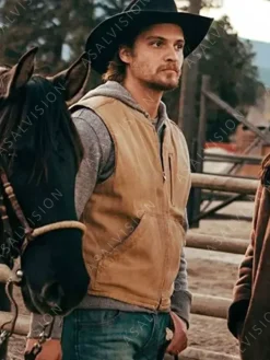 Asal Vision Vests | Kayce Dutton Yellowstone Cotton Vest Brown