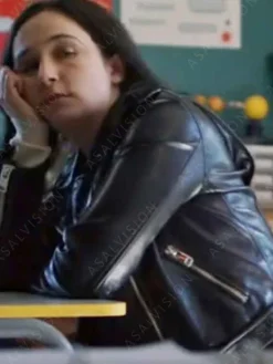 Asal Vision Leather Jackets | Killing For Extra Credit Matreya Scarrwener Leather Jacket Black