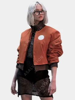 Asal Vision Cotton Jackets | Kim Kitsuragi Disco Elysium Bomber Jacket Orange