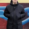 Asal Vision Cotton Jackets | Men Coats | Kneecap 2024 Mo Chara Hooded Jacket Black
