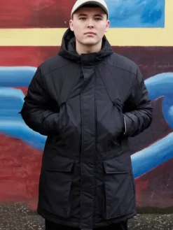 Asal Vision Cotton Jackets | Men Coats | Kneecap 2024 Mo Chara Hooded Jacket Black