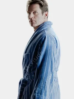 Asal Vision Men Coats | Knock At The Cabin 2023 Eric Bathrobe Blue