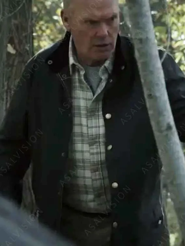 Asal Vision Cotton Jackets | Knox Goes Away 2024 Michael Keaton Jacket Black