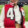 Asal Vision Vests | Kristin Juszczyk 49ers Puffer Vest Red