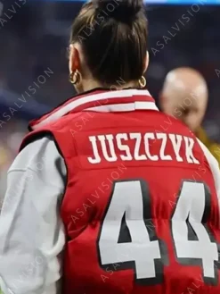 Asal Vision Vests | Kristin Juszczyk 49ers Puffer Vest Red