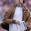 Asal Vision Cotton Jackets | Kyle Shanahan 49ers Salute To Service Jacket Brown