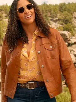 Asal Vision Brown Jackets | Leather Jackets | Kylie Bunbury Big Sky Season 3 Leather Jacket Brown