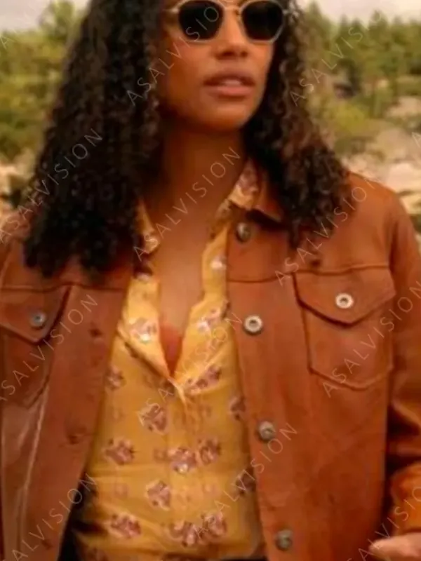 Asal Vision Brown Jackets | Leather Jackets | Kylie Bunbury Big Sky Season 3 Leather Jacket Brown
