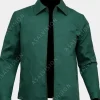 Asal Vision Cotton Jackets | Ladybug Bullet Train Brad Pitt Green Jacket