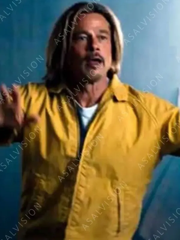 Asal Vision Cotton Jackets | Ladybug Bullet Train Brad Pitt Jacket Yellow