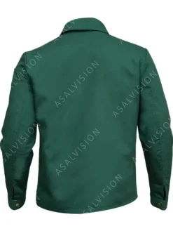Asal Vision Cotton Jackets | Ladybug Bullet Train Brad Pitt Green Jacket