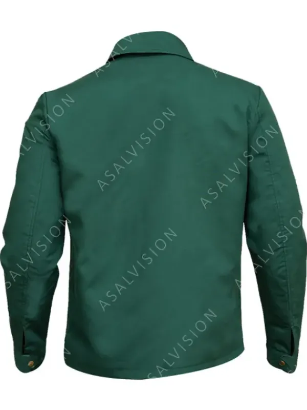 Asal Vision Cotton Jackets | Ladybug Bullet Train Brad Pitt Green Jacket