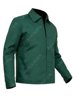 Asal Vision Cotton Jackets | Ladybug Bullet Train Brad Pitt Green Jacket