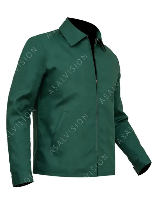 Asal Vision Cotton Jackets | Ladybug Bullet Train Brad Pitt Green Jacket