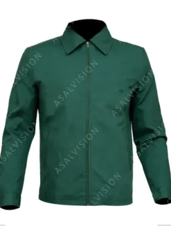 Asal Vision Cotton Jackets | Ladybug Bullet Train Brad Pitt Green Jacket