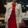 Asal Vision Women Coats | Land Of Women Season 1 Gala Trench Coat White